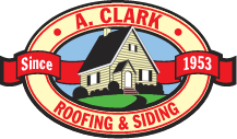 A clark roofing logo