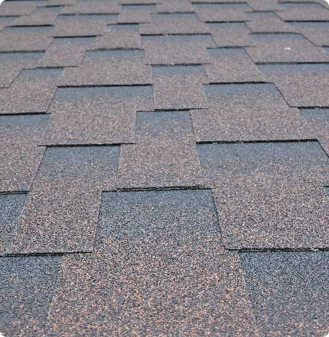 Laminate shingles roof