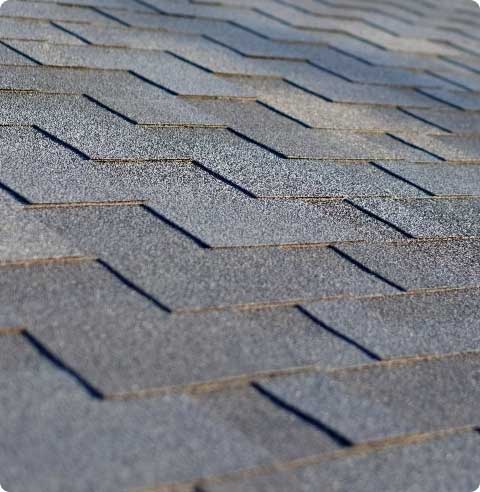 Asphalt roofing block
