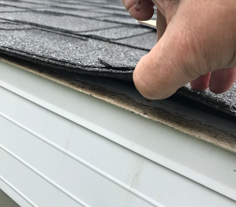 Roof Shingle Edge and Flashing Closeup(sm)